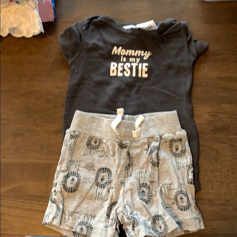Matching top and shorts